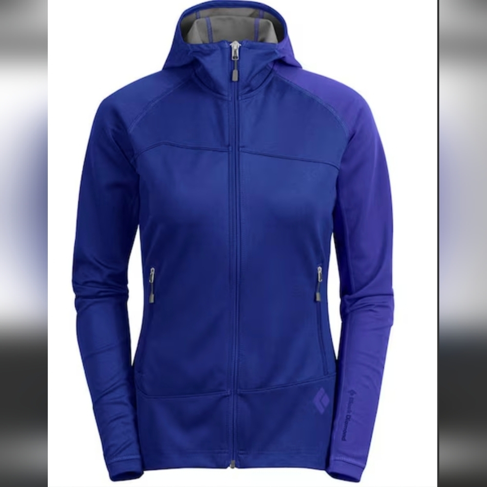 Black Diamond Flow State Hoody Blue Hooded Jacket